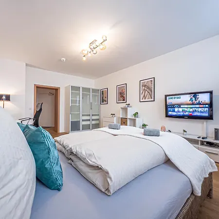 Gemuetliche Mit 2 Schlafzimmern, Kostenfreiem Parkplatz, Modernem Bad, Kueche, Waschmaschine & Trockner Апартаменты Лейпциг